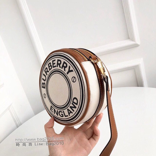 Burberry專櫃新款女包 巴寶莉Louise路易絲包圓形單肩包斜挎包  db1065